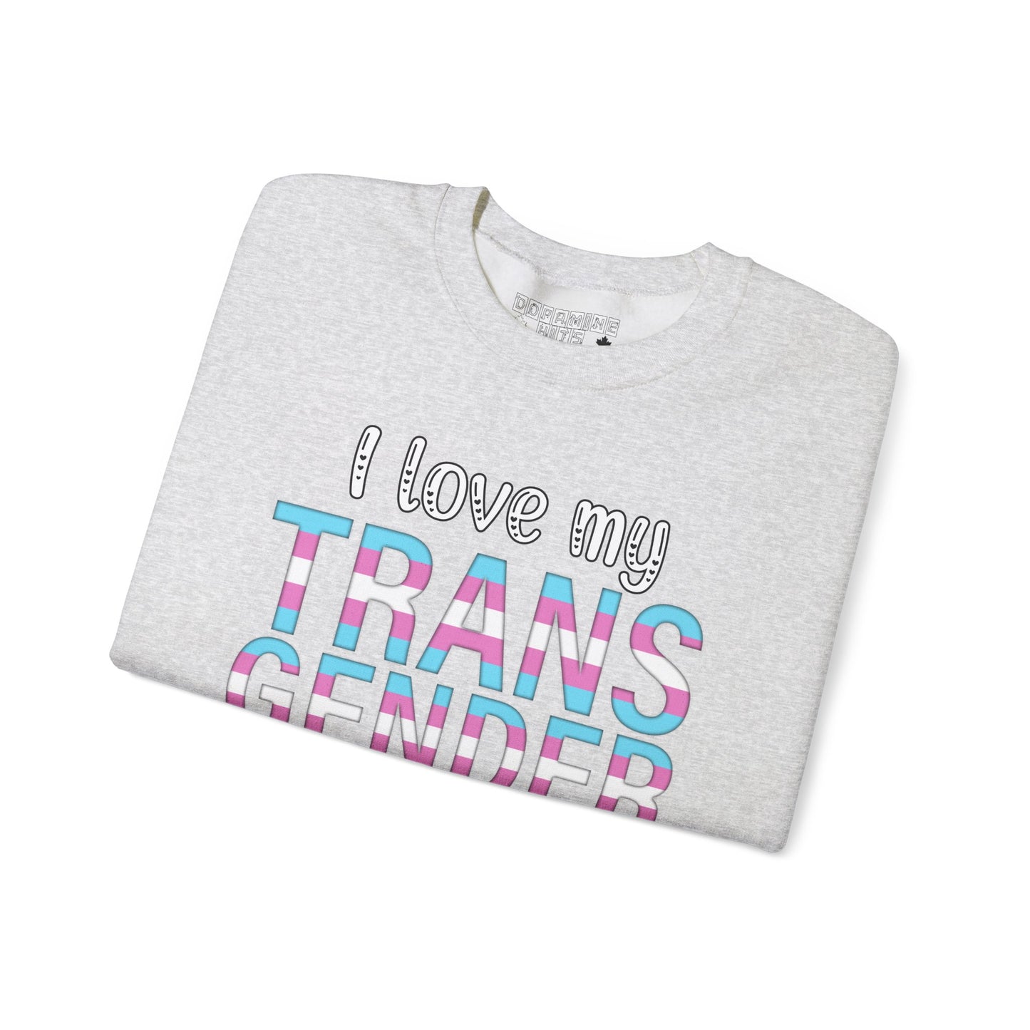 I Love My Transgender Wife | Unisex Heavy Blend™ Crewneck Sweatshirt