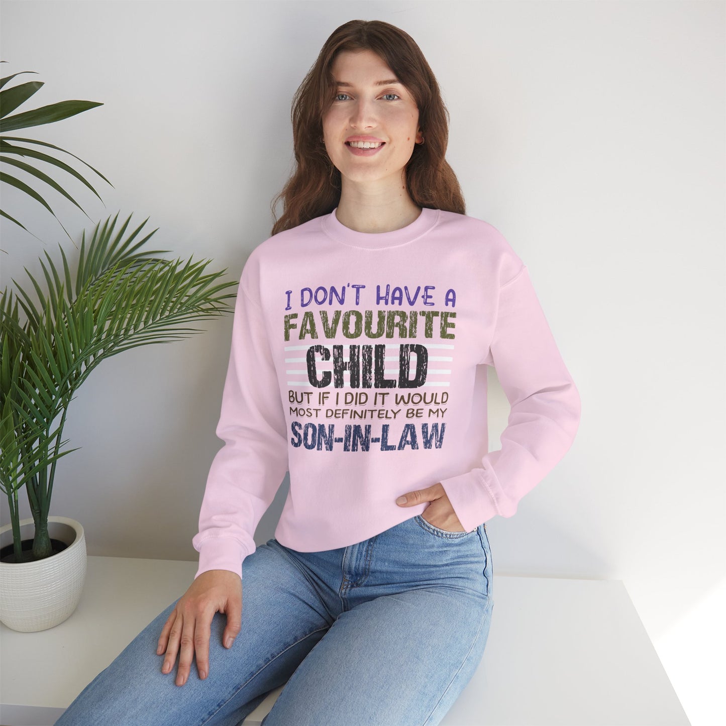 Favourite Child - Son-In-Law | Unisex Heavy Blend™ Crewneck Sweatshirt