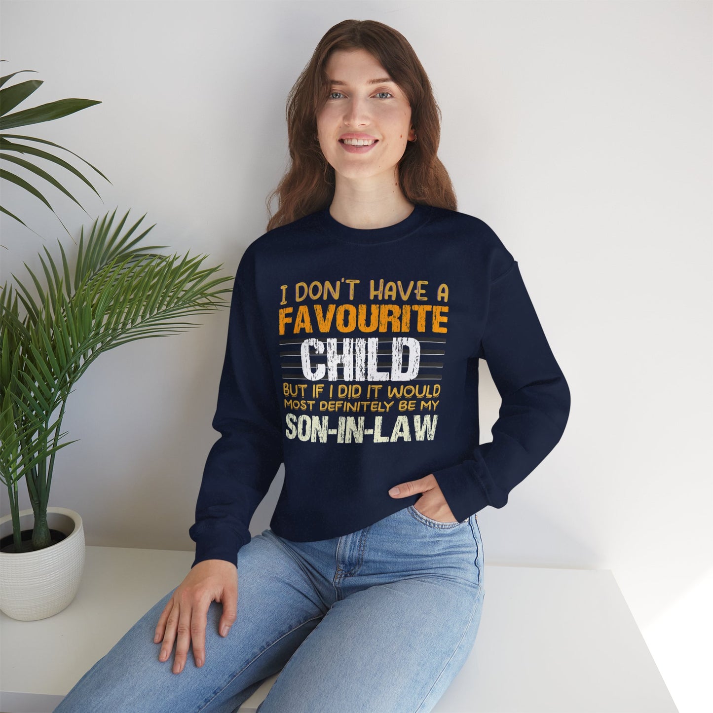 Favourite Child - Son-In-Law | Unisex Heavy Blend™ Crewneck Sweatshirt