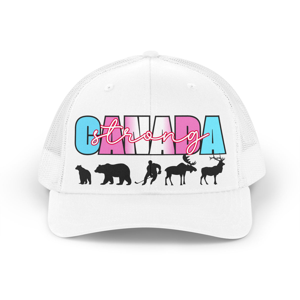 Trans CANADA Strong | Trucker Retro Snapback Hat