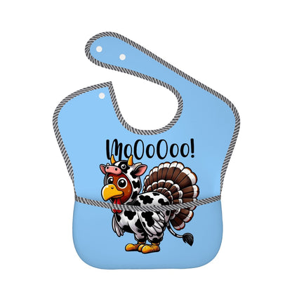 Mooing Turkey Thanksgiving Bib – Waterproof & Hilarious!