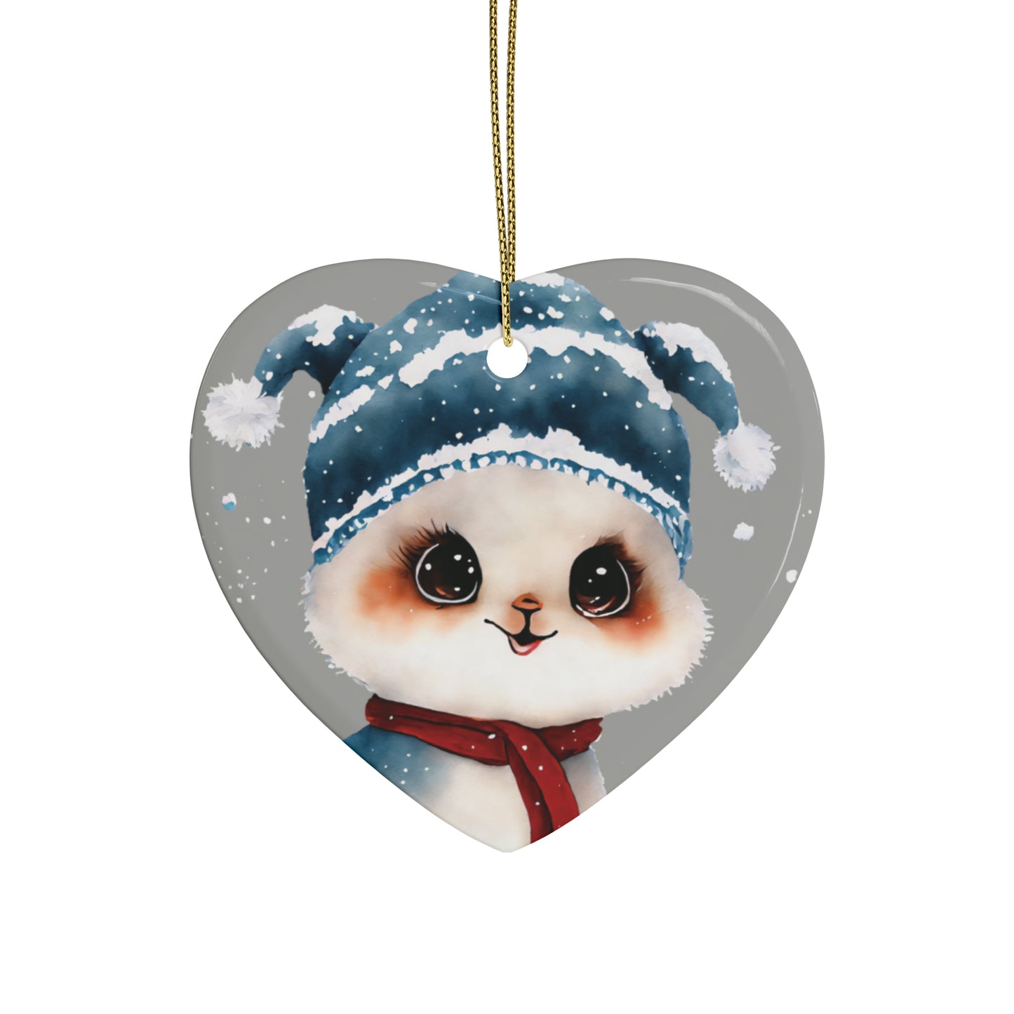 Woodland Creature | Ceramic Christmas Ornaments (1pcs, 5pcs, 10pcs, 20pcs) - 3