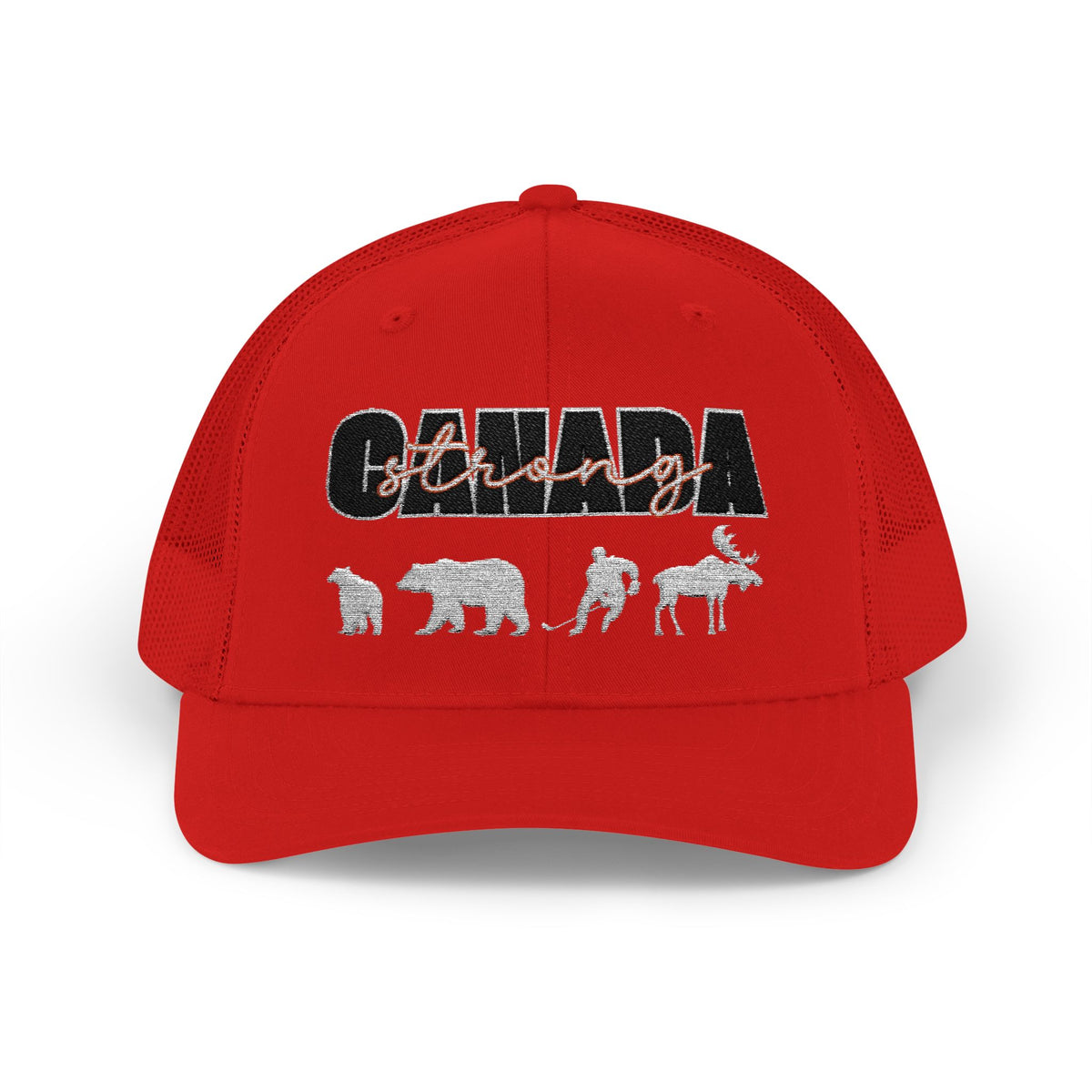 Canada Strong | Snapback Trucker Cap - White
