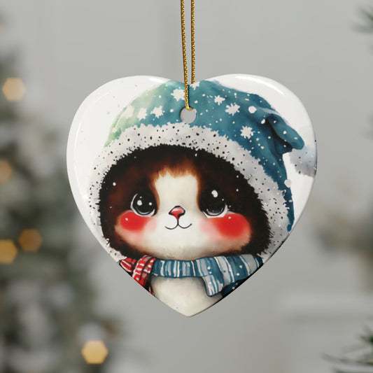 Woodland Creature | Ceramic Christmas Ornaments (1pcs, 5pcs, 10pcs, 20pcs) - 2