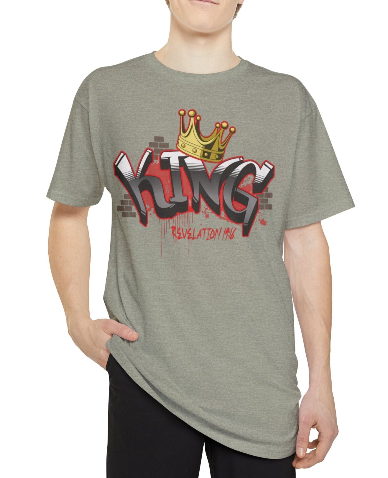 King of kings and Lord of lords Unisex Long Body Urban Tee. Revelation 19:16