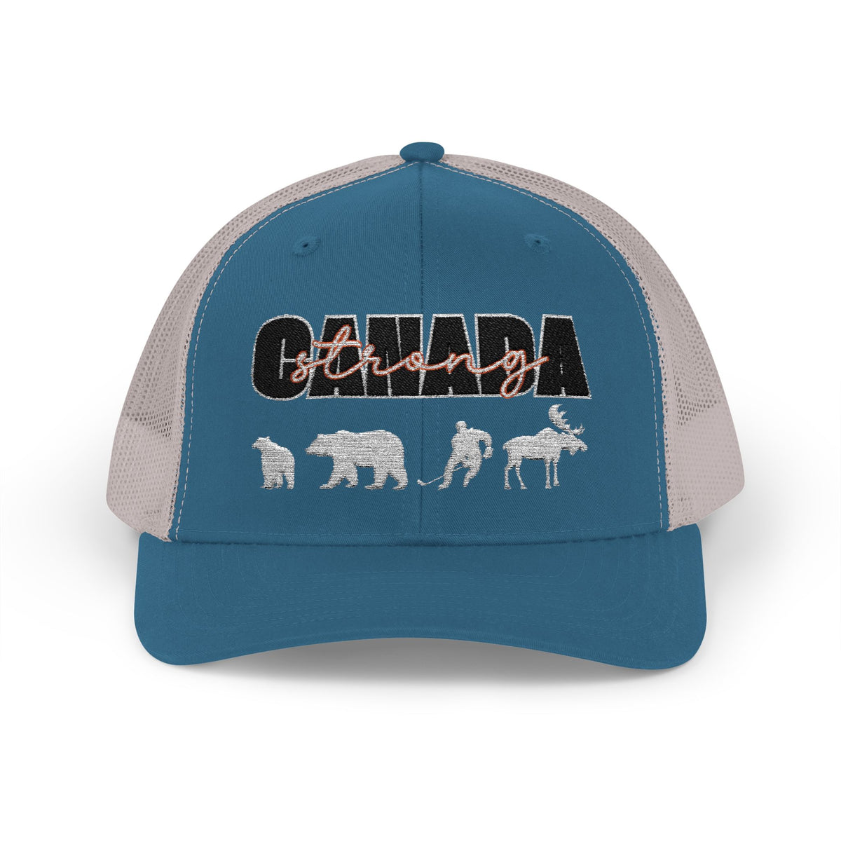 Canada Strong | Snapback Trucker Cap - White