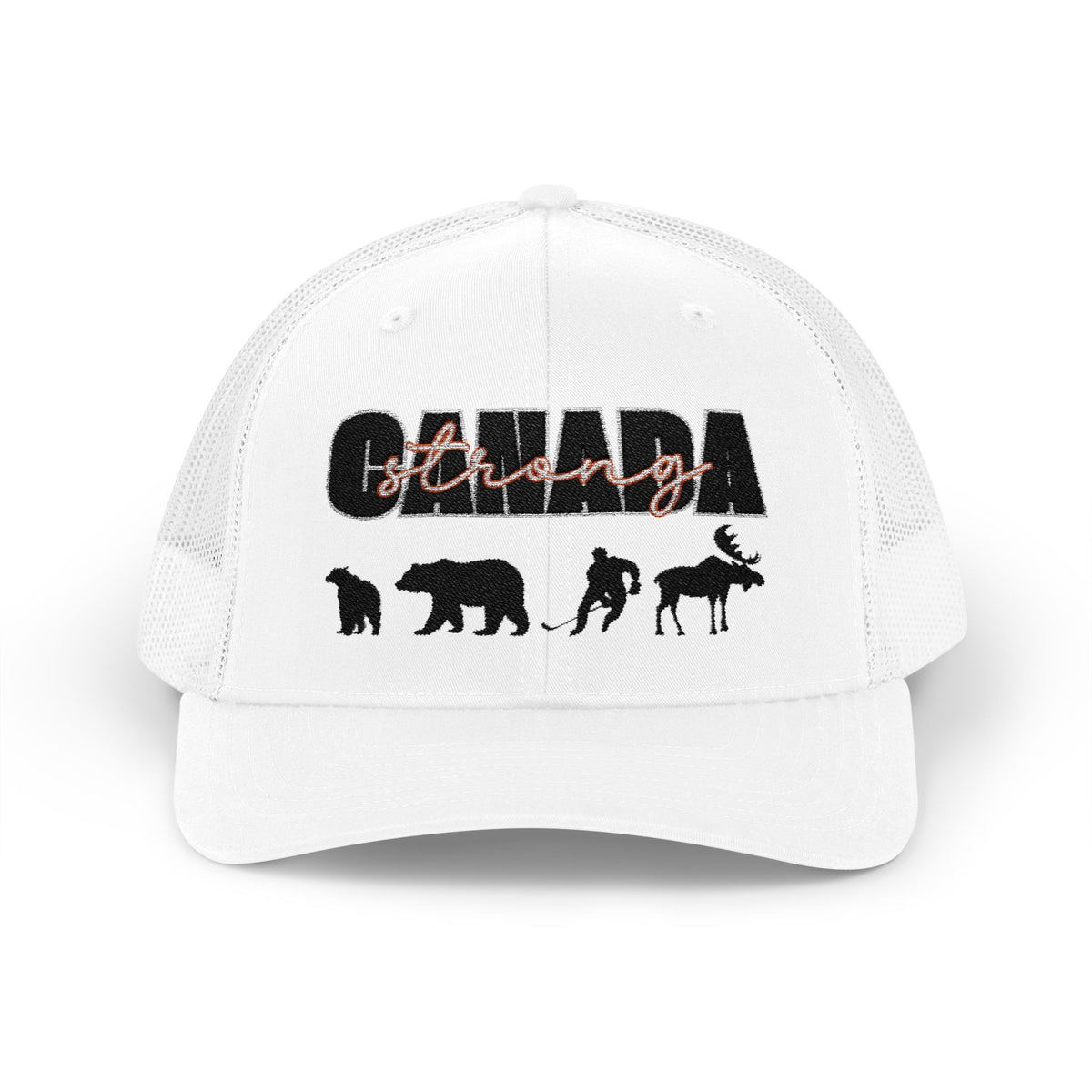 Canada Strong | Snapback Trucker Cap - Black
