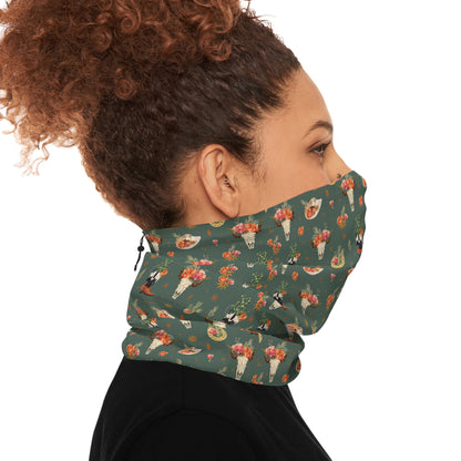 Western Bloom Neck Gaiter – Rustic Charm with Floral Flair