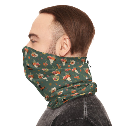 Western Bloom Neck Gaiter – Rustic Charm with Floral Flair