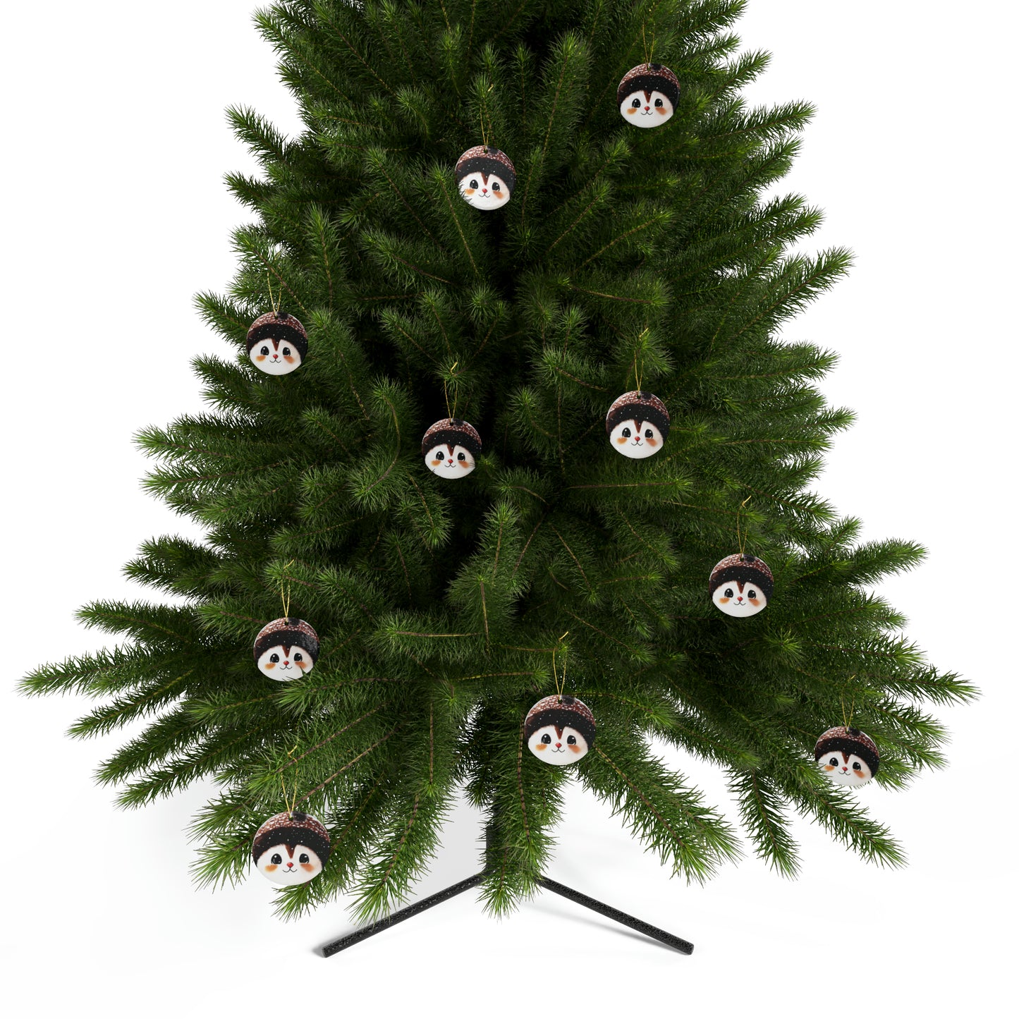 Woodland Creature | Ceramic Christmas Ornaments (1pcs, 5pcs, 10pcs, 20pcs) - 7