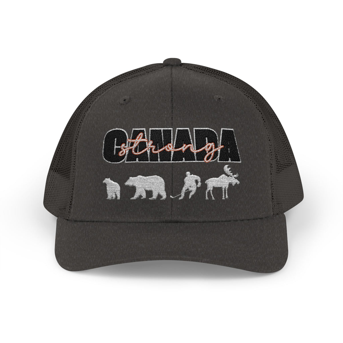 Canada Strong | Snapback Trucker Cap - White
