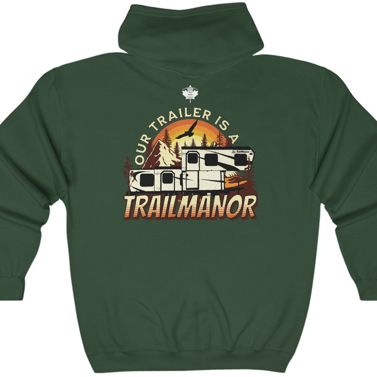 Our Trailer is a TrailManor DRIVER - Unisex Heavy Blend™ Full Zip Hooded Sweatshirt - Zip-Up Hoodie