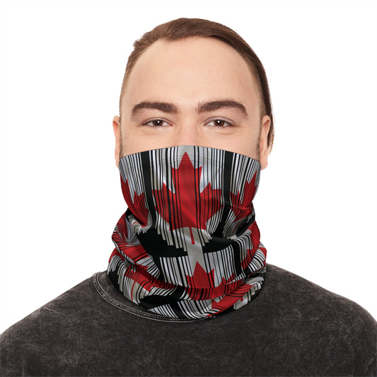 Peeking Canadian Flag Neck Gaiter – Bold Style for Any Season