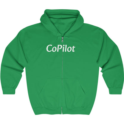 Our Trailer is a TrailManor CO-PILOT - Unisex Heavy Blend™ Full Zip Hooded Sweatshirt - Zip-Up Hoodie