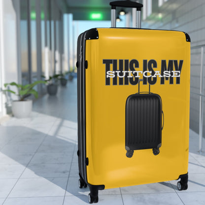 This Is My Suitcase - Suitcases Available in 3 sizes (Small, Medium, or Large) - Funny Unique Suitcase