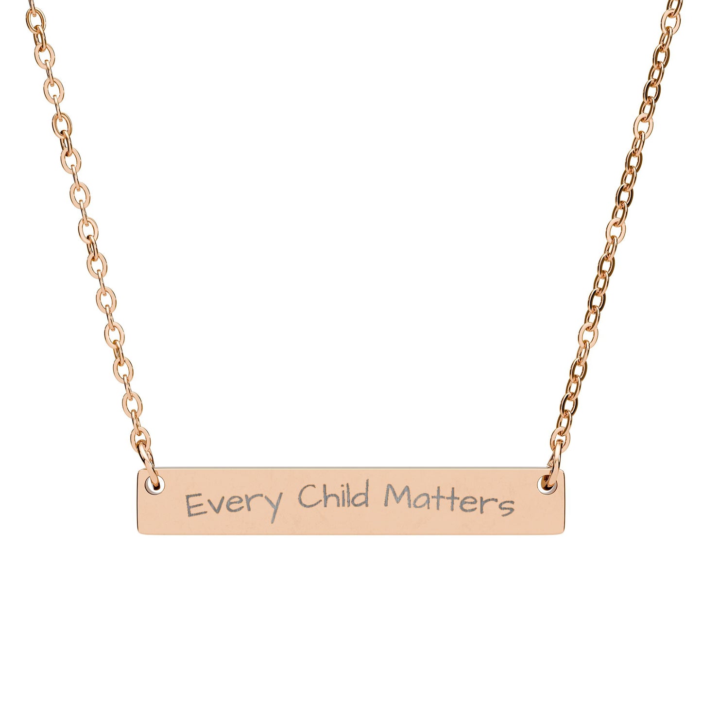 Personalized & Engraved | Horizontal Bar Necklace