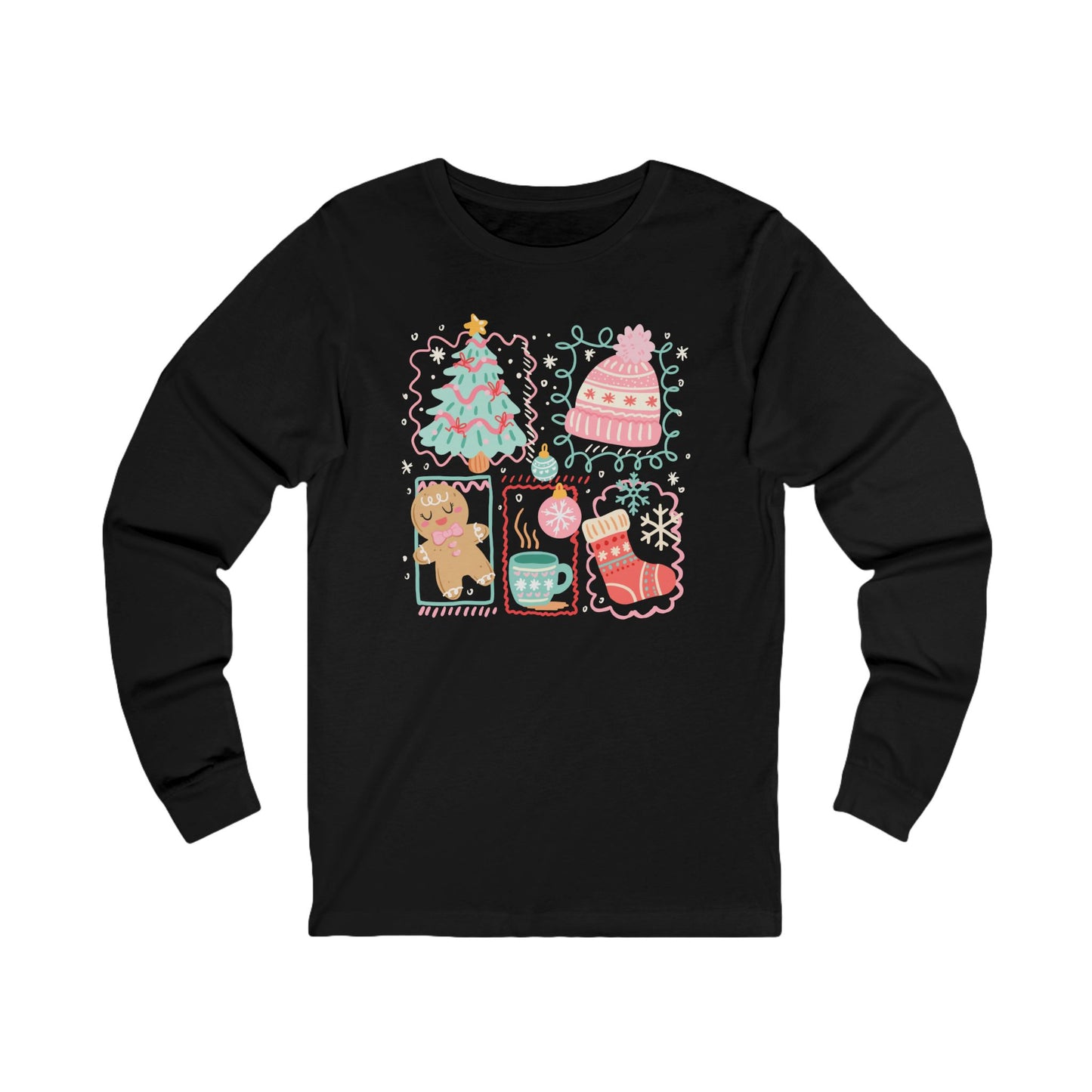 BOHO Christmastime | Unisex Jersey Long Sleeve Tee – Premium Everyday Fit
