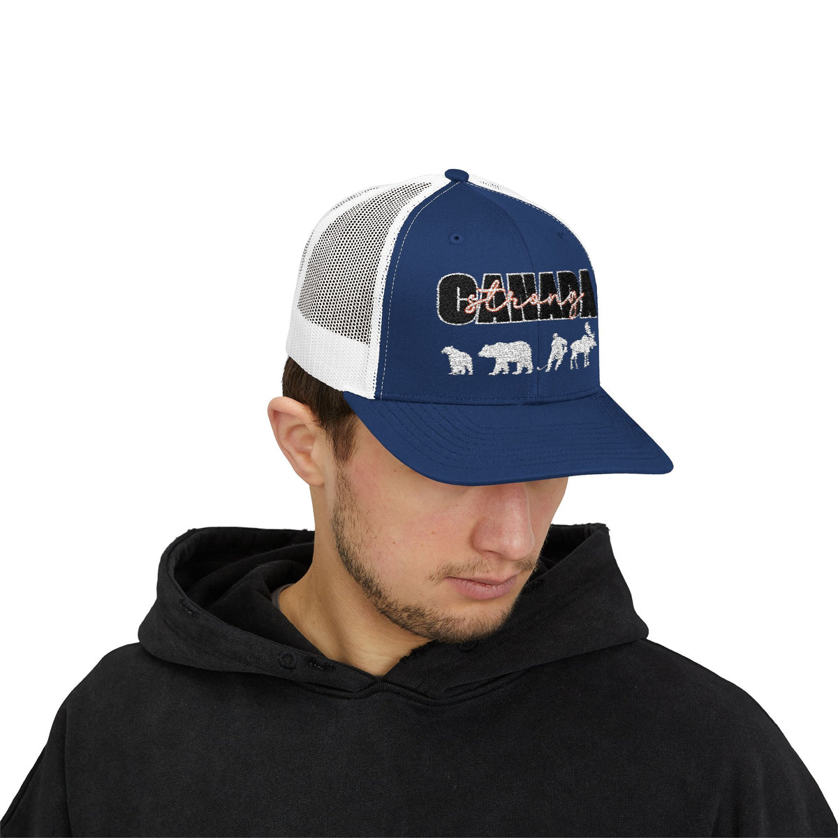 Canada Strong | Snapback Trucker Cap - White