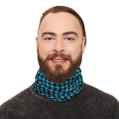 Arctic Vortex-Ready Neck Gaiter – Adjustable Fleece-Blend Winter Warmth in Buffalo Plaid