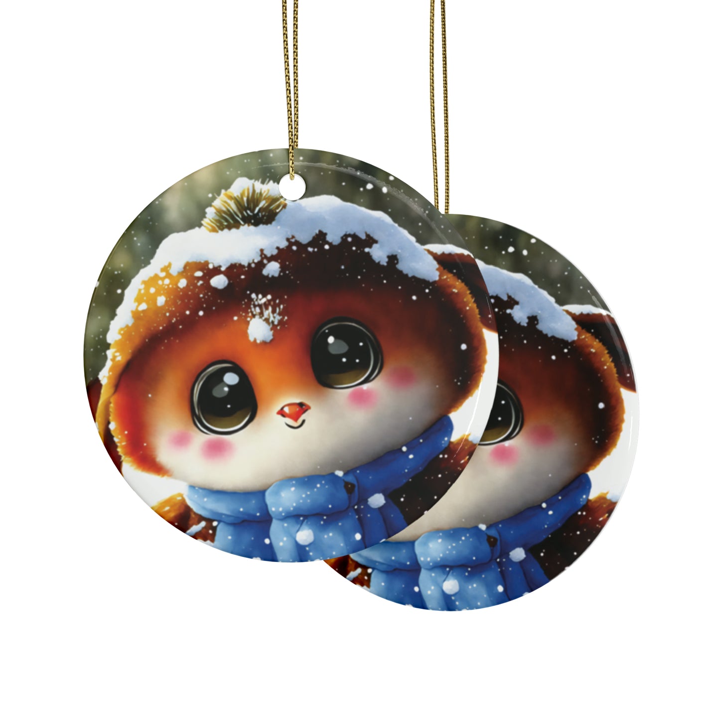 Woodland Creature | Ceramic Ornaments (1pcs, 5pcs, 10pcs, 20pcs) - 6