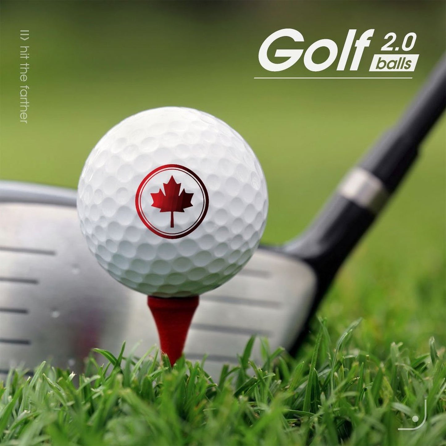 Canadian Maple Leaf | Two-Layer Golf Ball