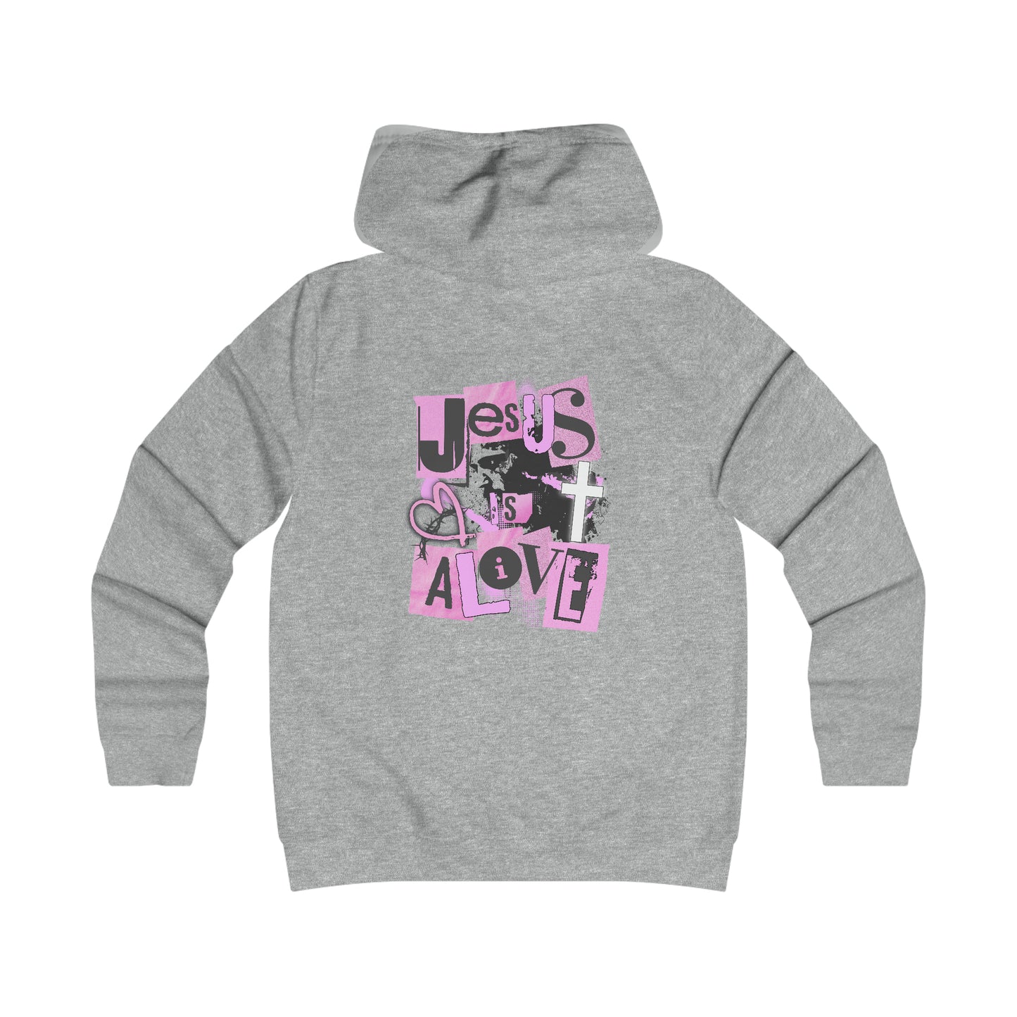 Jesus is Alive - Women's College Hoodie Let everyone know what you know!