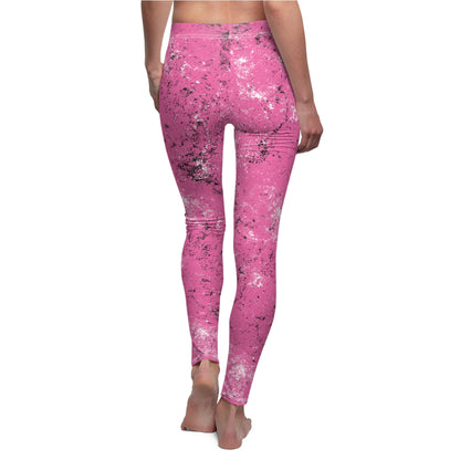 Grunge Collection - PINK - Women's Cut & Sew Casual Leggings