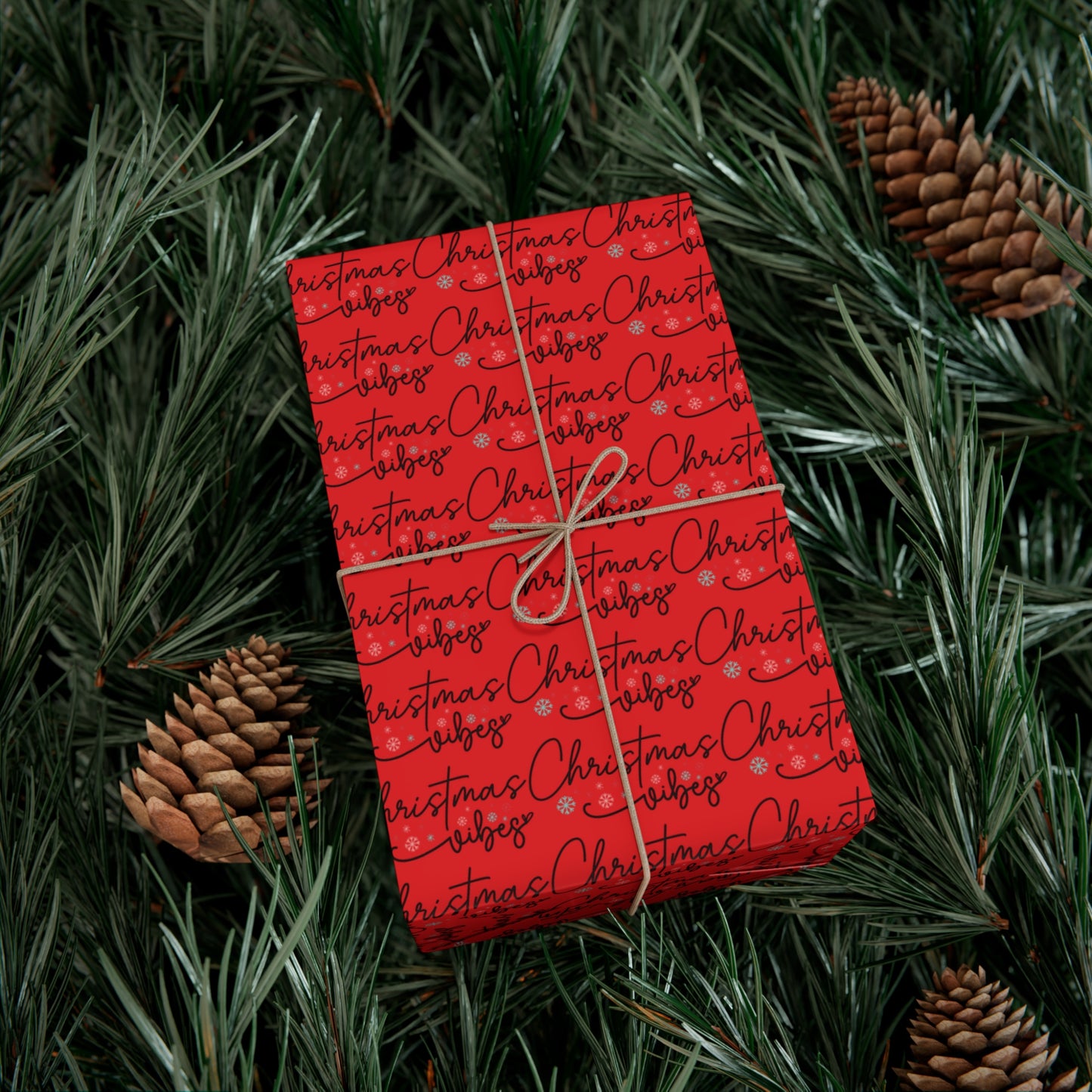 Christmas Vibes Premium Gift Wrapping Paper