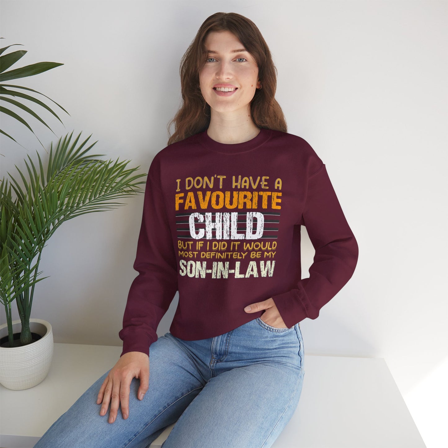 Favourite Child - Son-In-Law | Unisex Heavy Blend™ Crewneck Sweatshirt