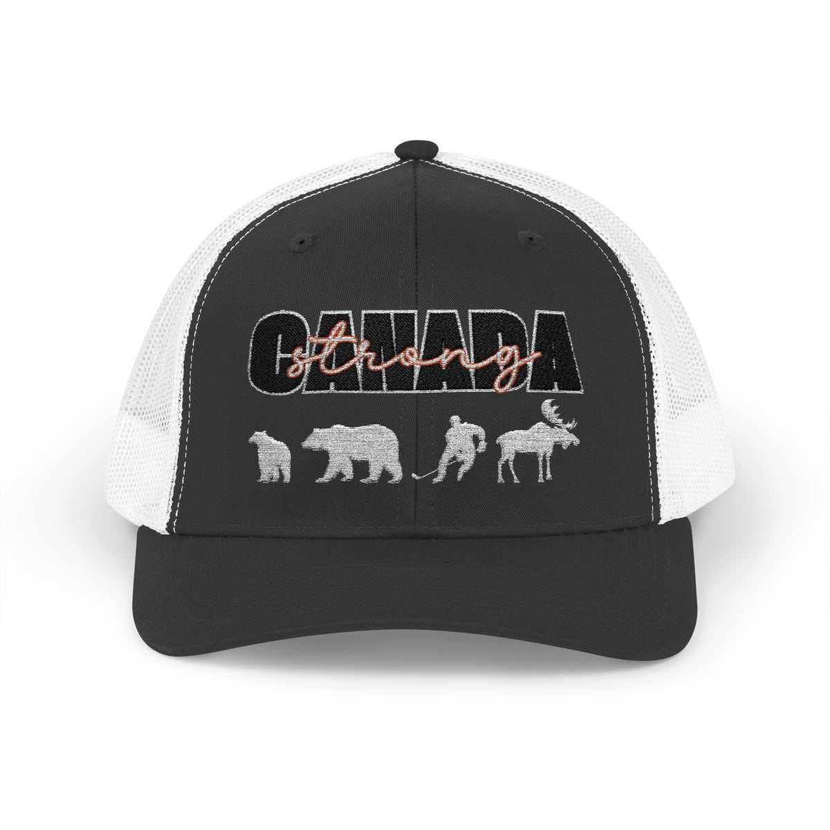 Canada Strong | Snapback Trucker Cap - White