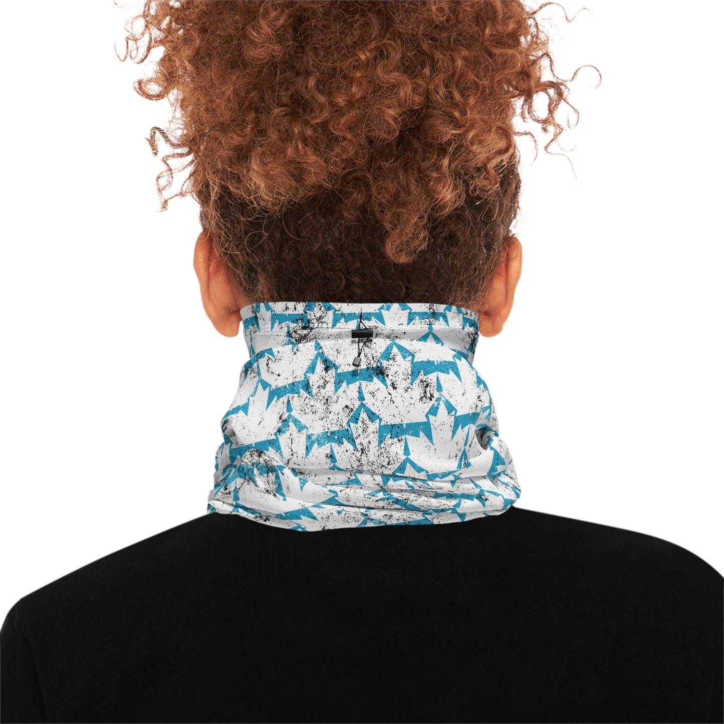 Grunge Maple Leaf Neck Gaiter – Canadian Style for Every Season