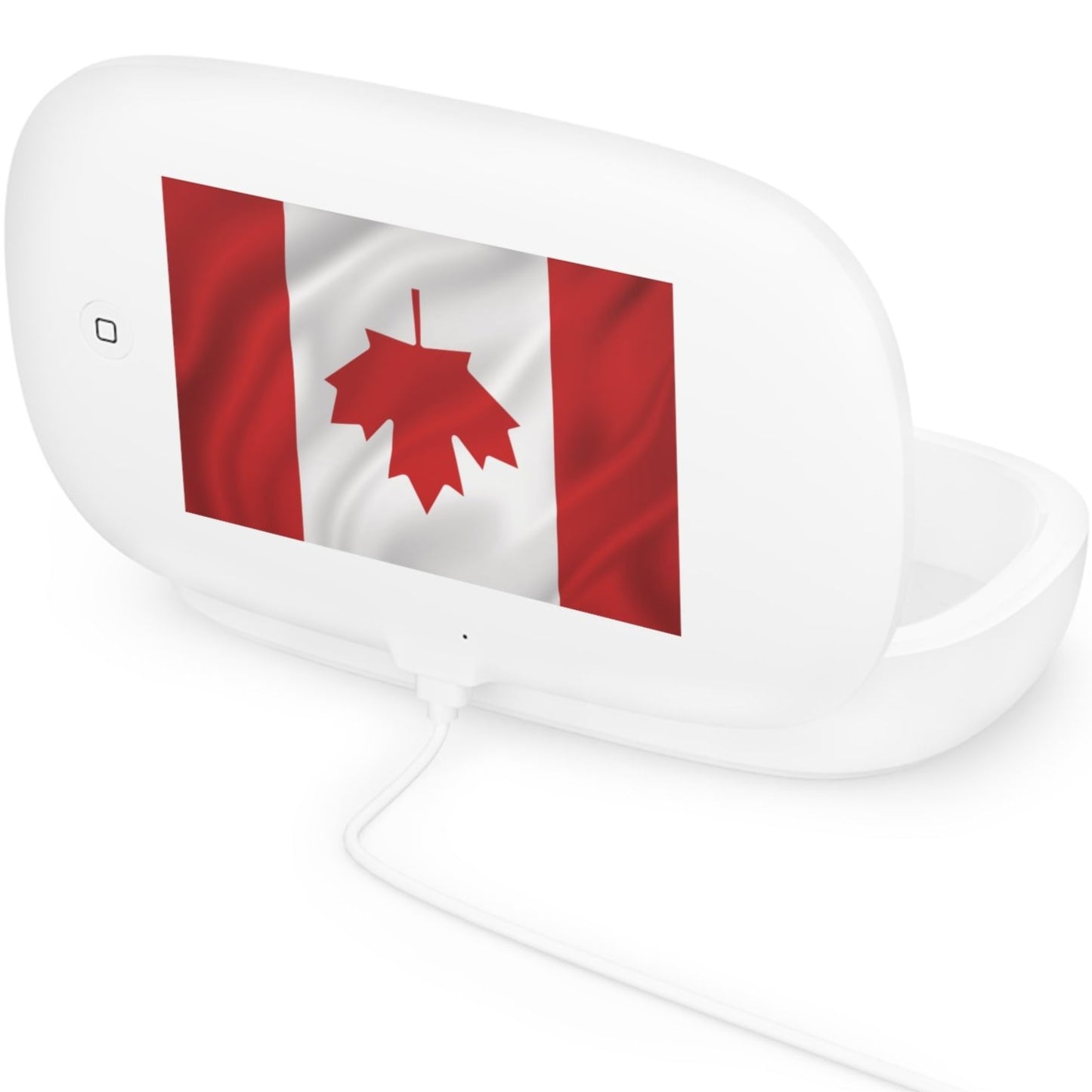 Canadian Flag - UV Phone Sanitizer and Wireless Charging Pad