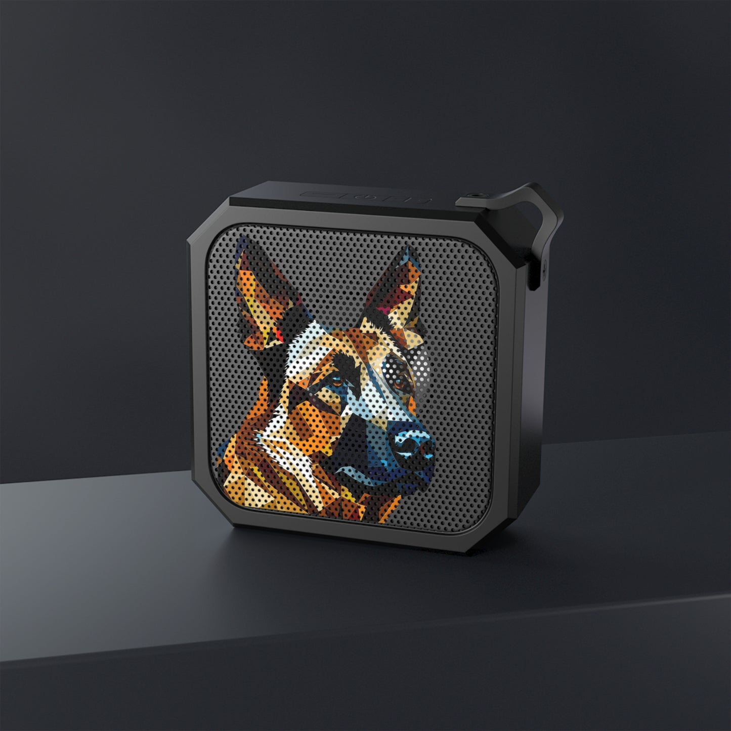 German Shephard - Cubism - Blackwater Outdoor Bluetooth Speaker