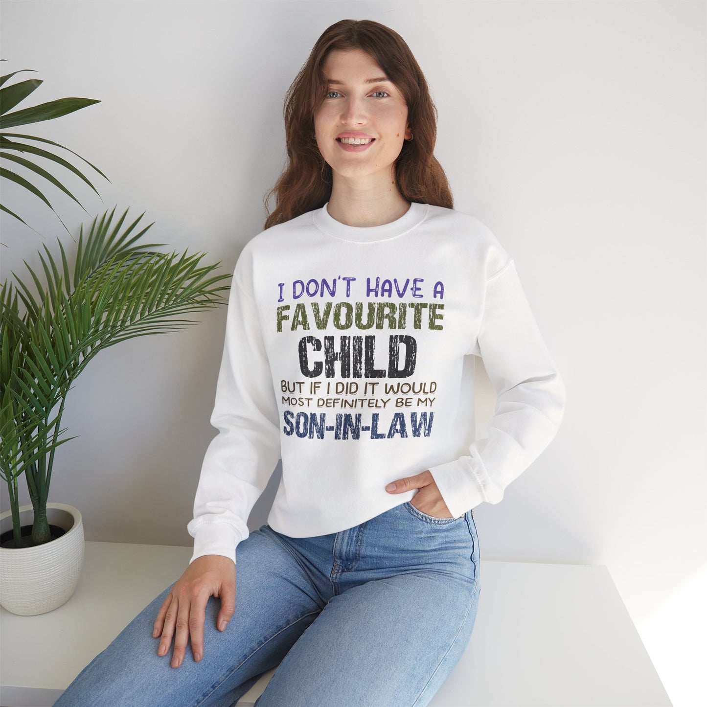 Favourite Child - Son-In-Law | Unisex Heavy Blend™ Crewneck Sweatshirt