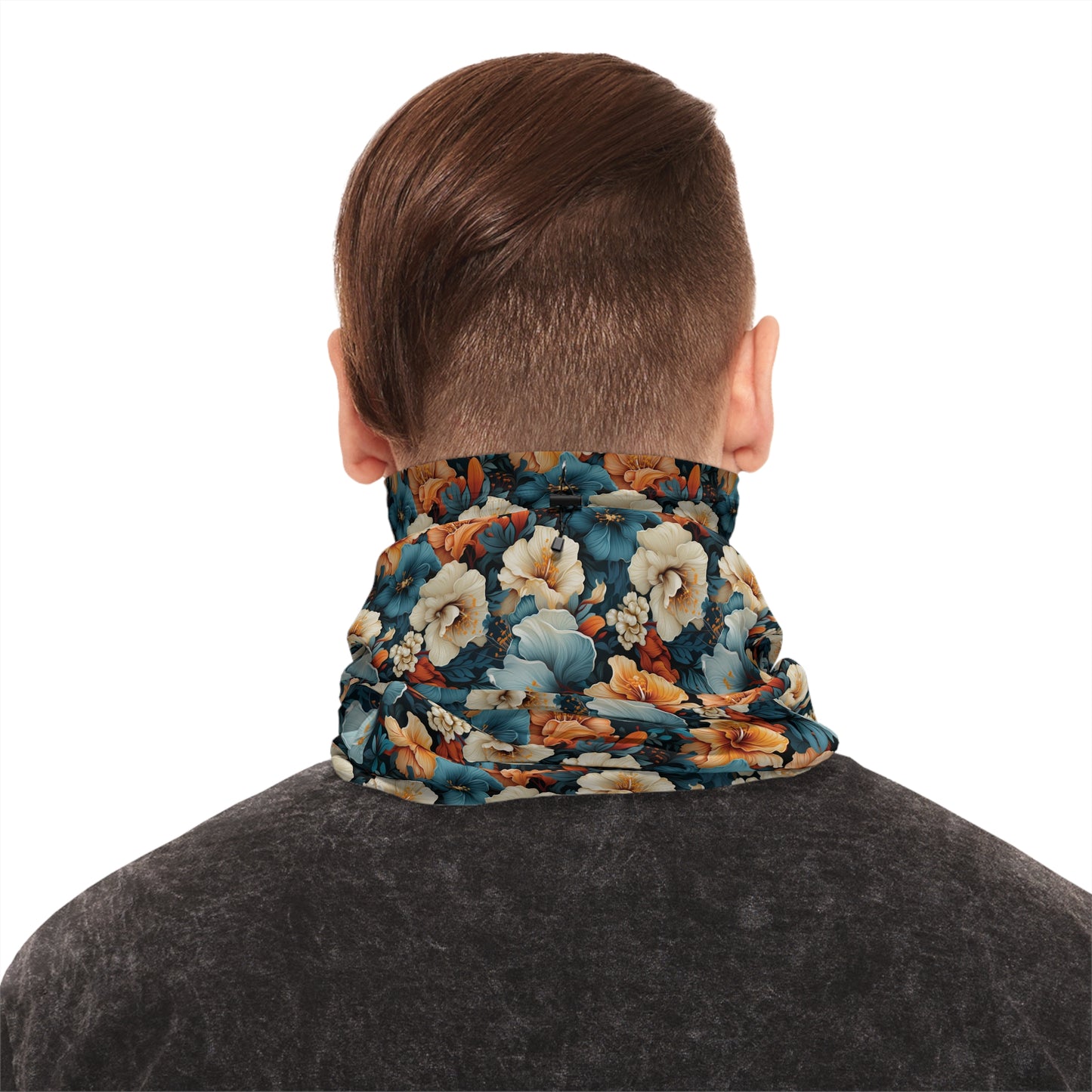 Blue & Tan Tropical Gaiter – Fall-Inspired Comfort