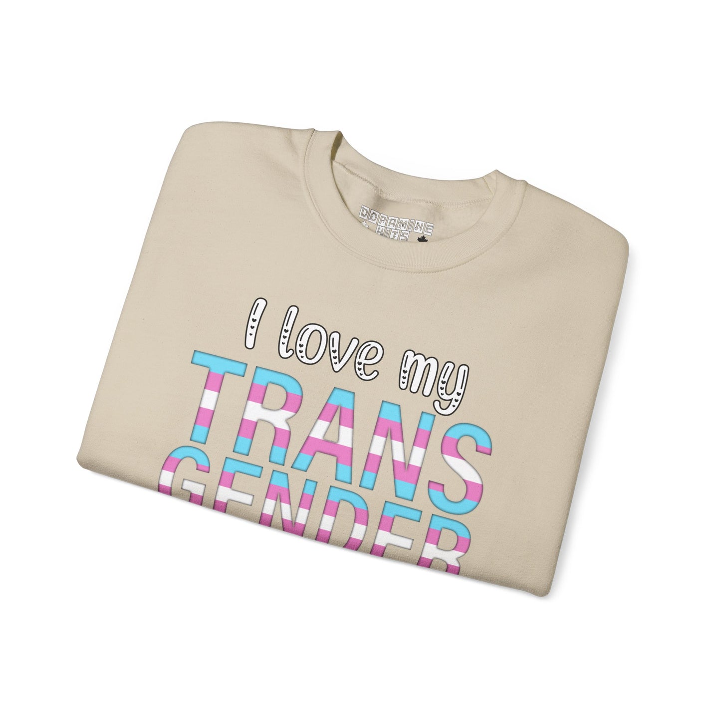 I Love My Transgender Wife | Unisex Heavy Blend™ Crewneck Sweatshirt