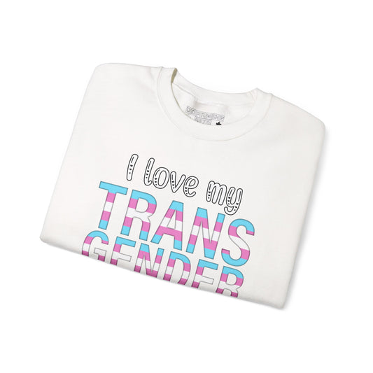 I Love My Transgender Wife | Unisex Heavy Blend™ Crewneck Sweatshirt