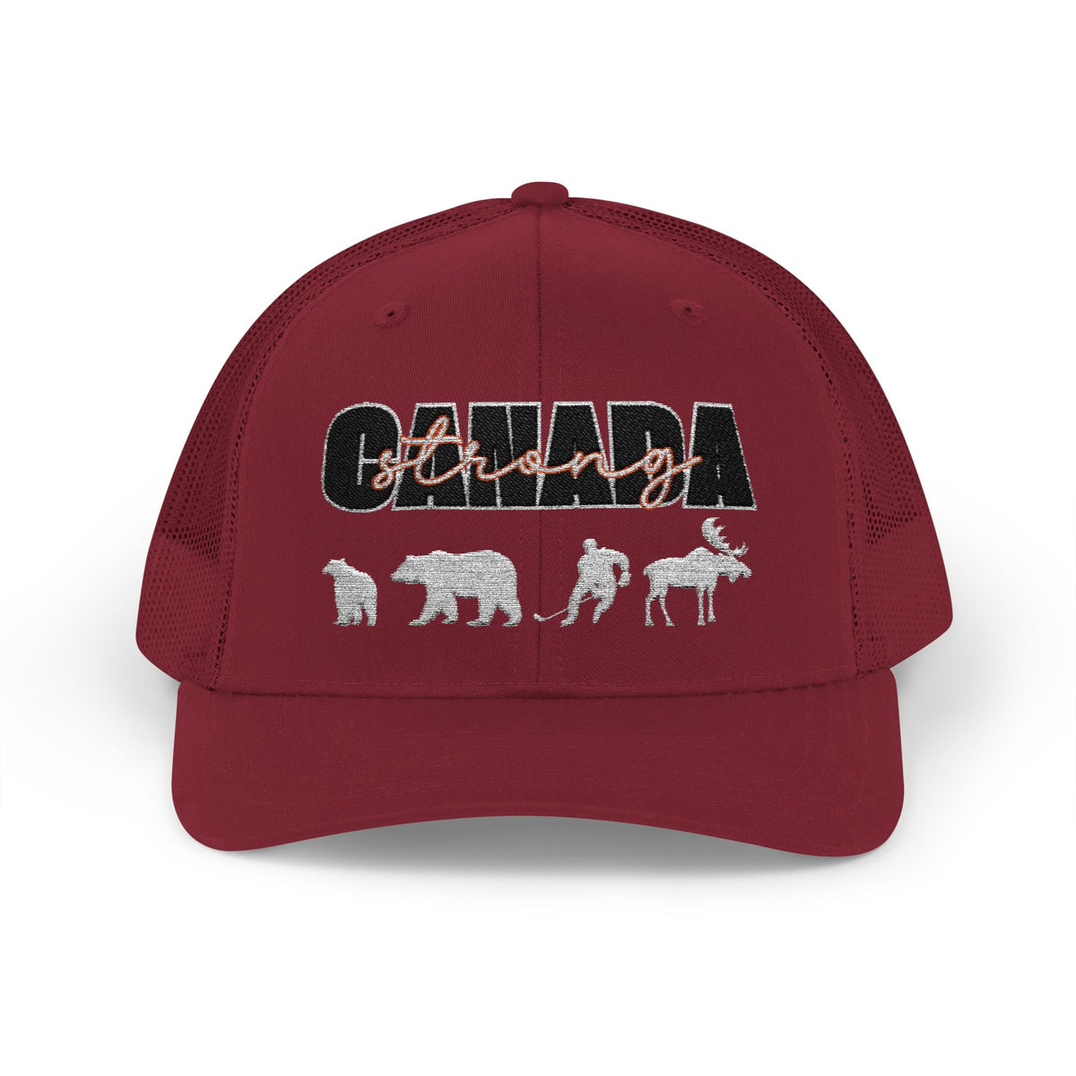 Canada Strong | Snapback Trucker Cap - White