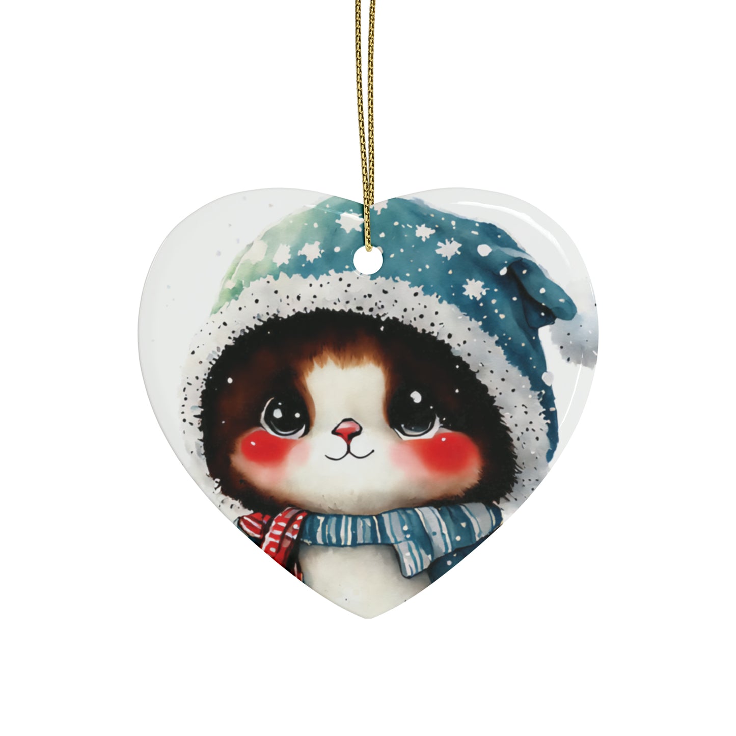 Woodland Creature | Ceramic Christmas Ornaments (1pcs, 5pcs, 10pcs, 20pcs) - 2