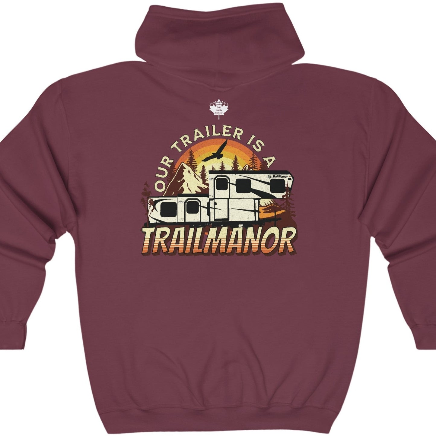 Our Trailer is a TrailManor DRIVER - Unisex Heavy Blend™ Full Zip Hooded Sweatshirt - Zip-Up Hoodie