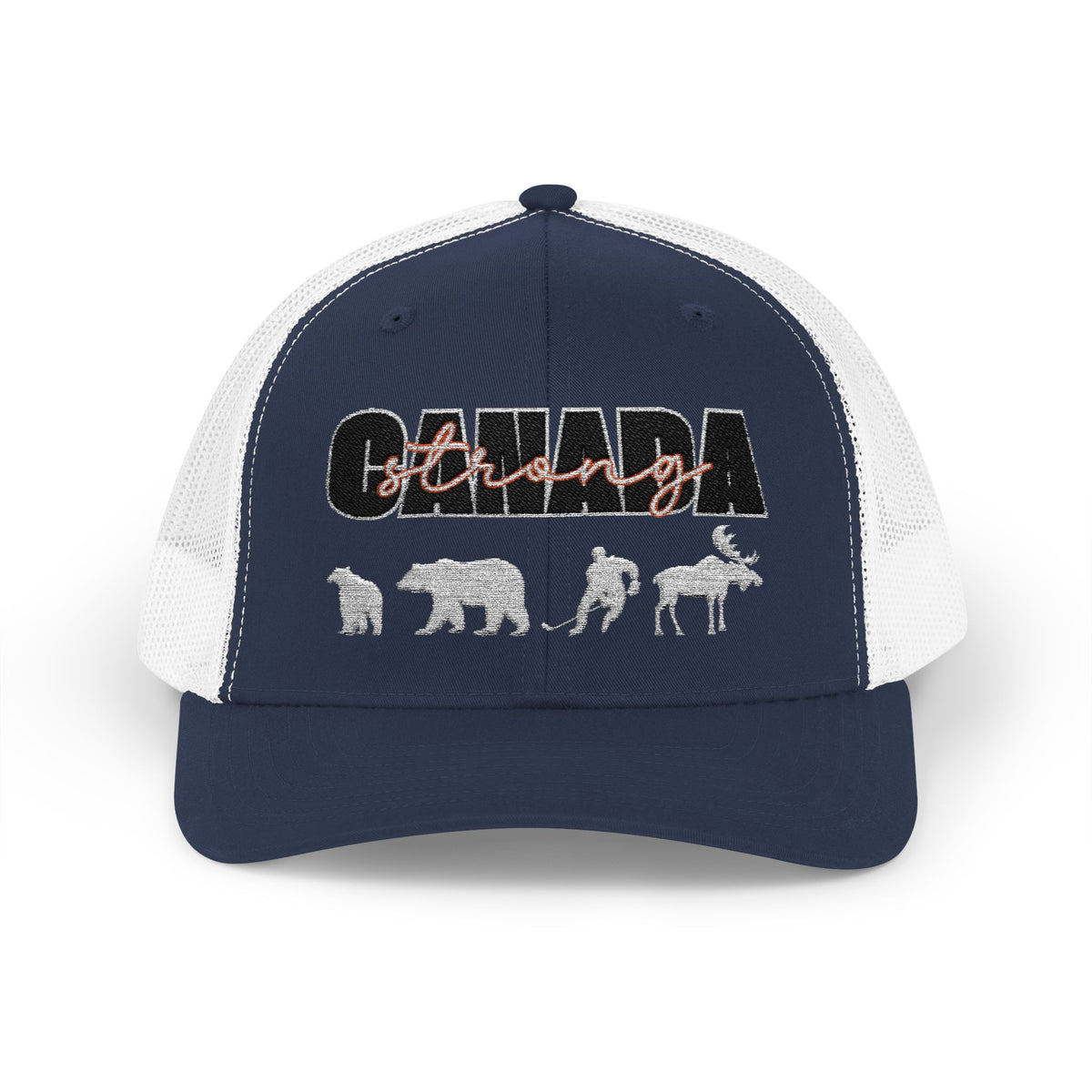 Canada Strong | Snapback Trucker Cap - White