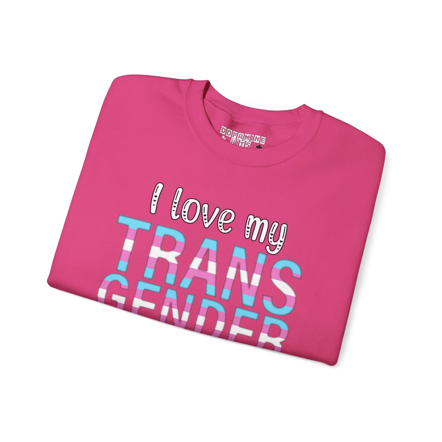 I Love My Transgender Wife | Unisex Heavy Blend™ Crewneck Sweatshirt