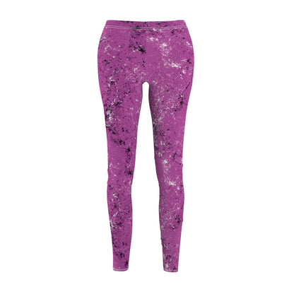 Grunge Collection - MAGENTA - Women's Cut & Sew Casual Leggings