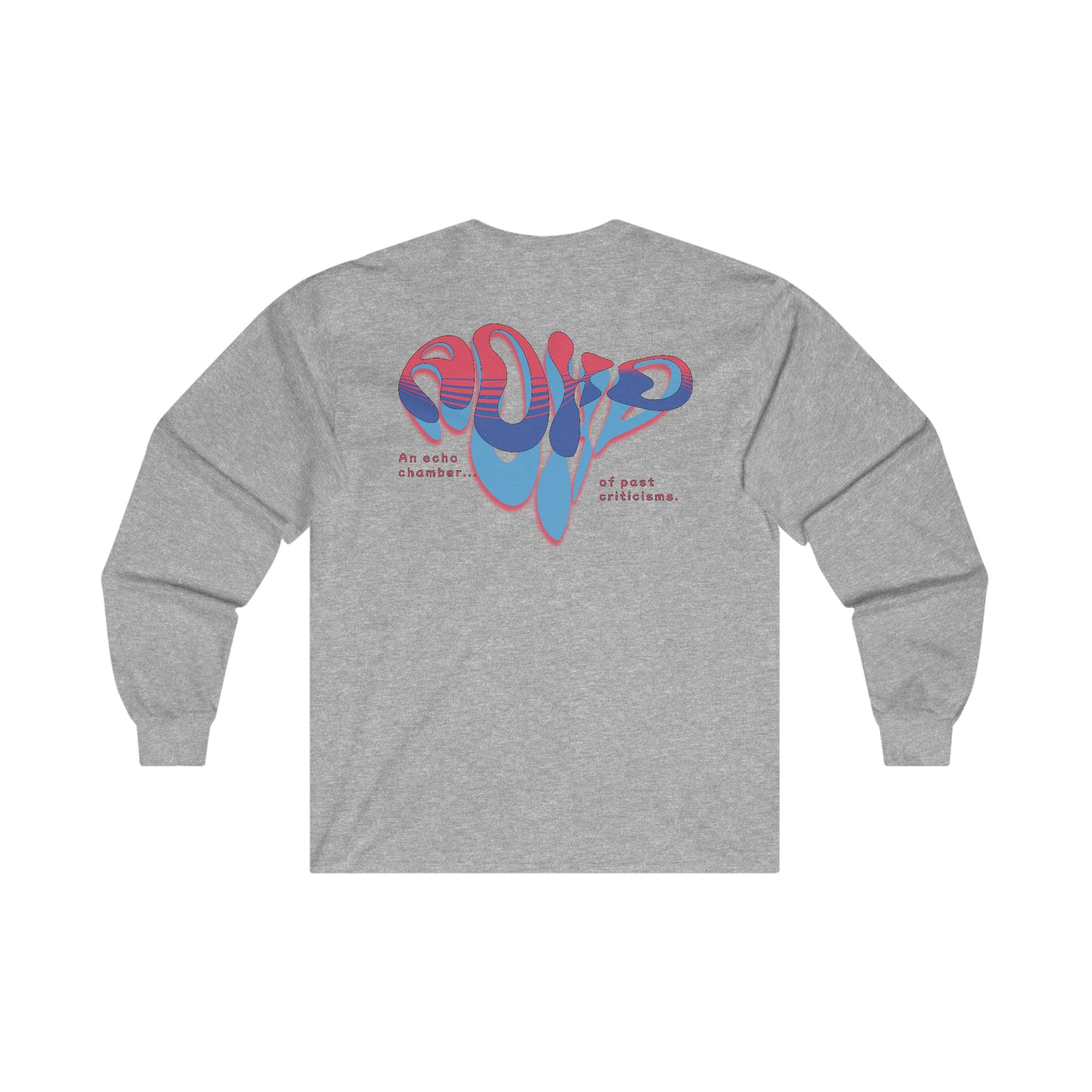 ADHD Echo Chamber - Ultra Cotton Long Sleeve Tee - Print on Back - ADHD AWARENESS