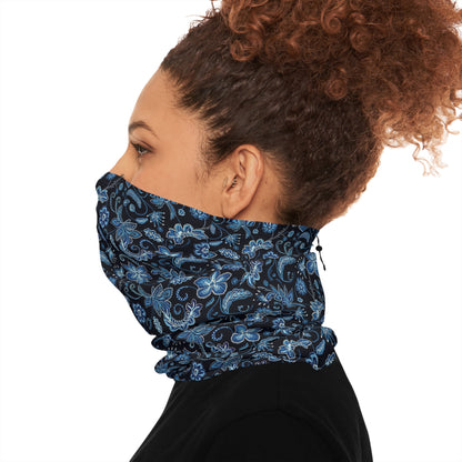 Western Embroidery-Inspired Floral Neck Gaiter – Stylish Warmth for Every Season