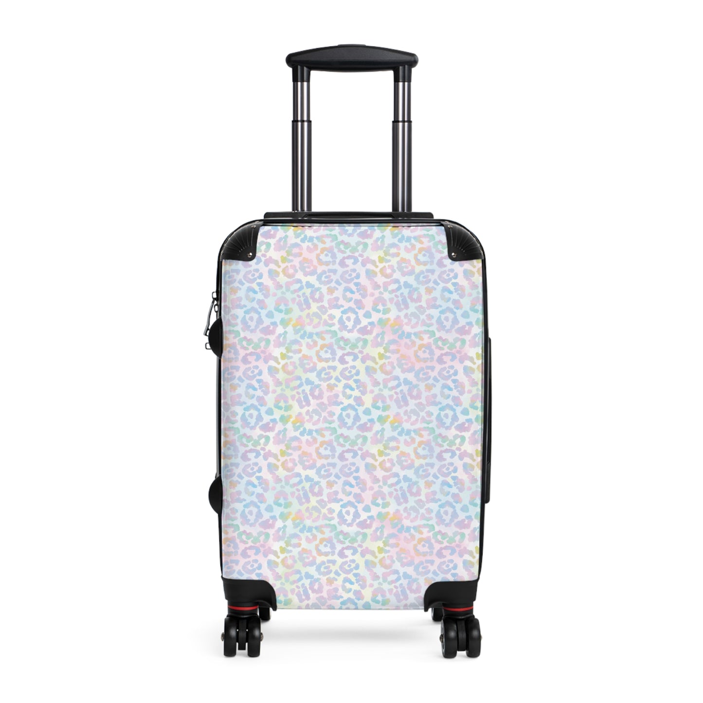 Pink Tie-Dye Leopard Print Suitcases Available in 3 Sizes (Small, Medium, & Large)