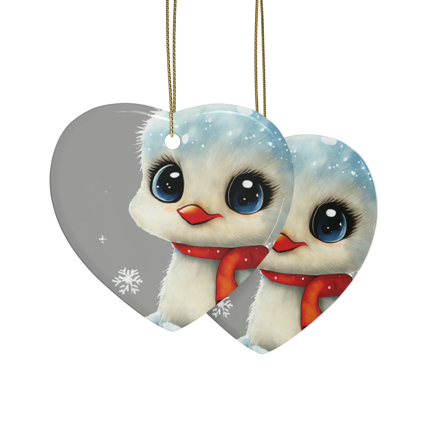 Woodland Creatures | Ceramic Christmas Ornaments (1pcs, 5pcs, 10pcs, 20pcs) - 10