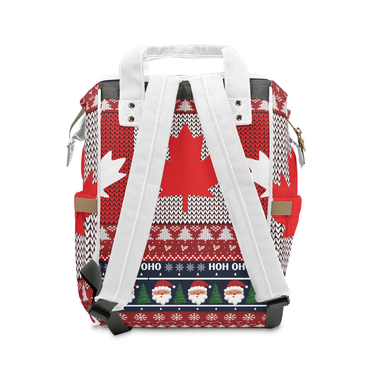 Canadian Winter Multifunctional Diaper Backpack - Ugly Sweater Bag