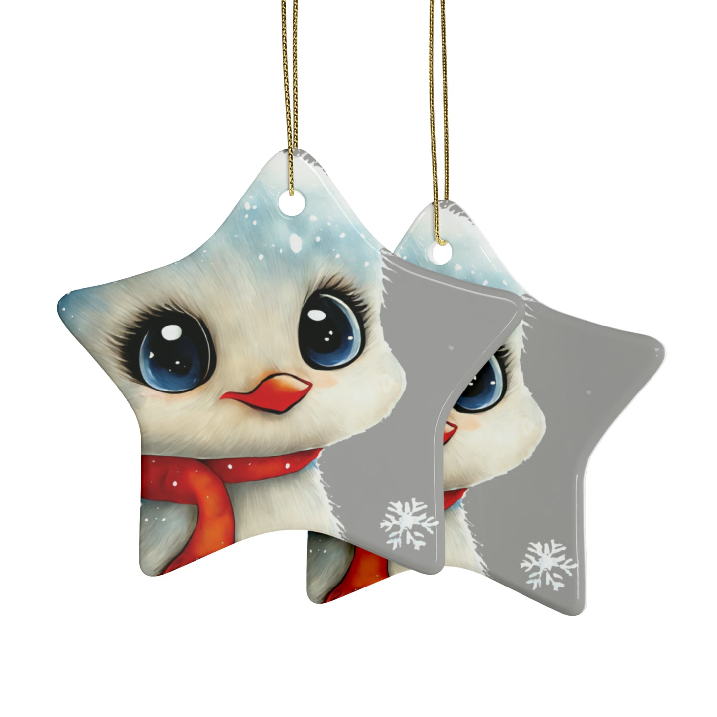 Woodland Creatures | Ceramic Christmas Ornaments (1pcs, 5pcs, 10pcs, 20pcs) - 10