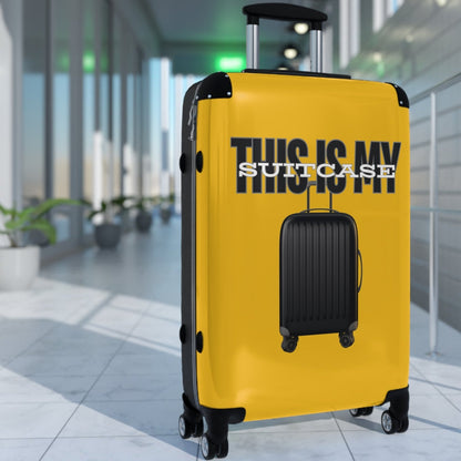 This Is My Suitcase - Suitcases Available in 3 sizes (Small, Medium, or Large) - Funny Unique Suitcase